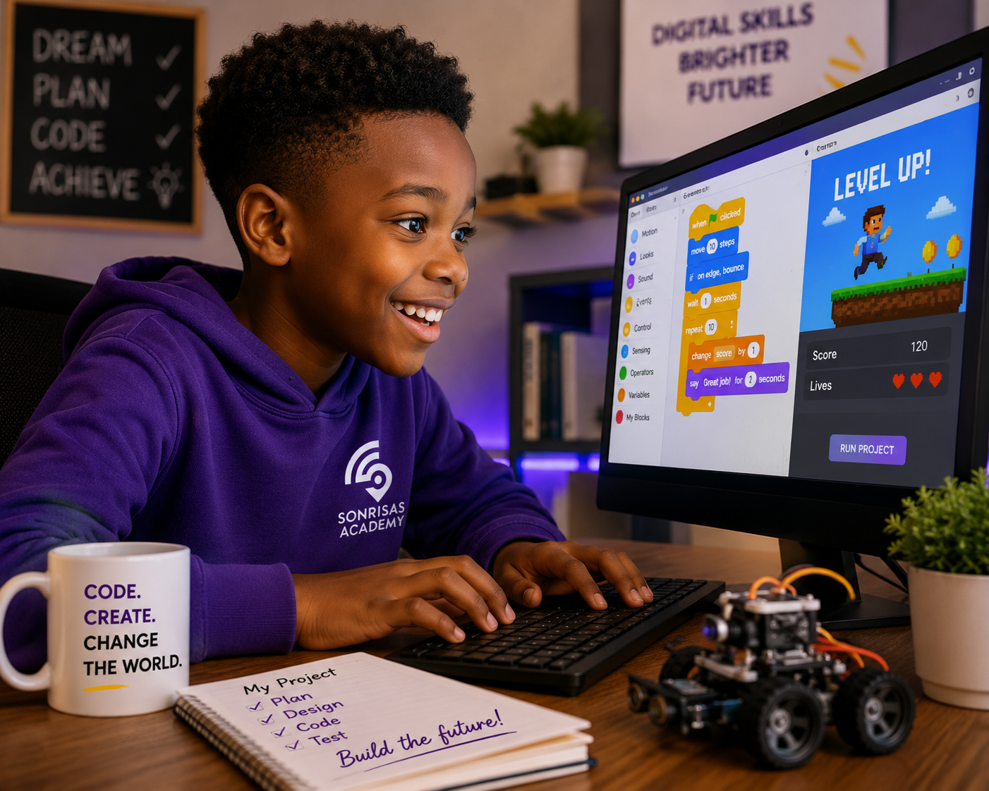 Child building tech project